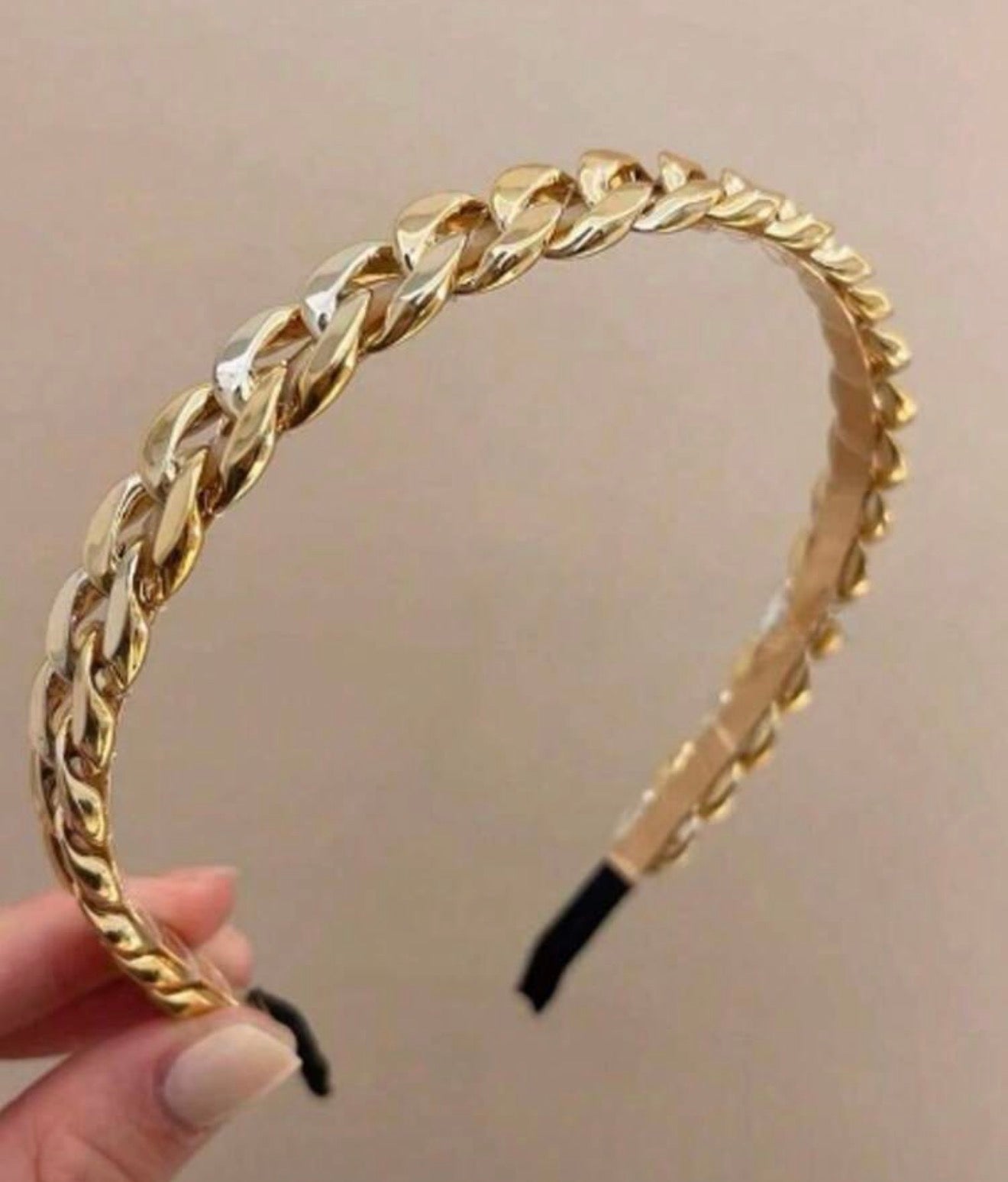 Beautiful Gold Chain Headband