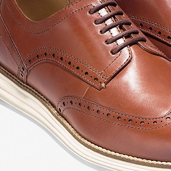 [C26471-WIDE] MENS COLE HAAN ORIGINALGRAND CLASSIC WINGTIP OXFORDS - WIDE WIDTH