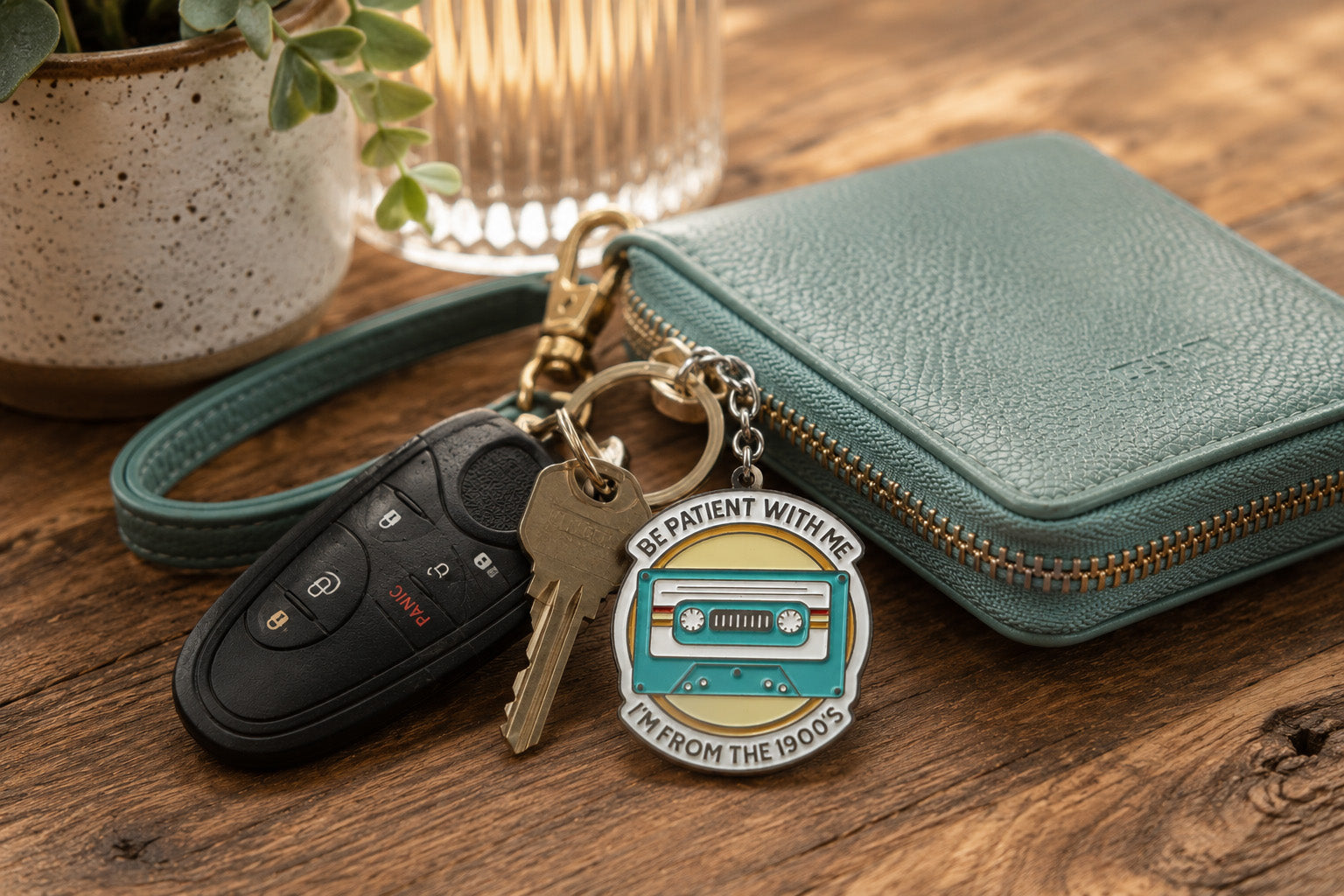 Be Patient with Me | 90's Nostalgia Keychain