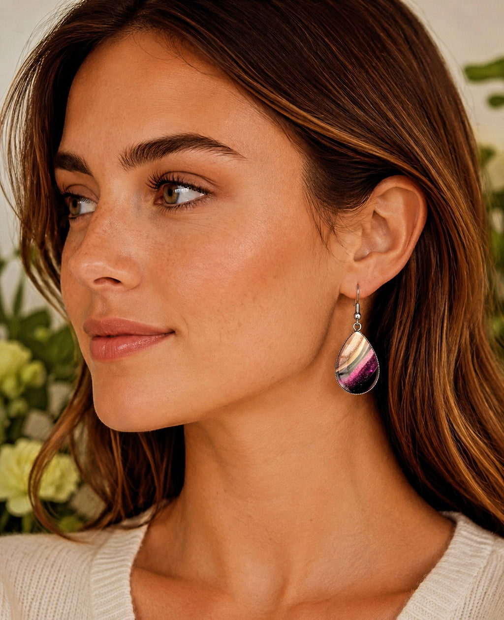 Beautiful Colorful Drop Earrings