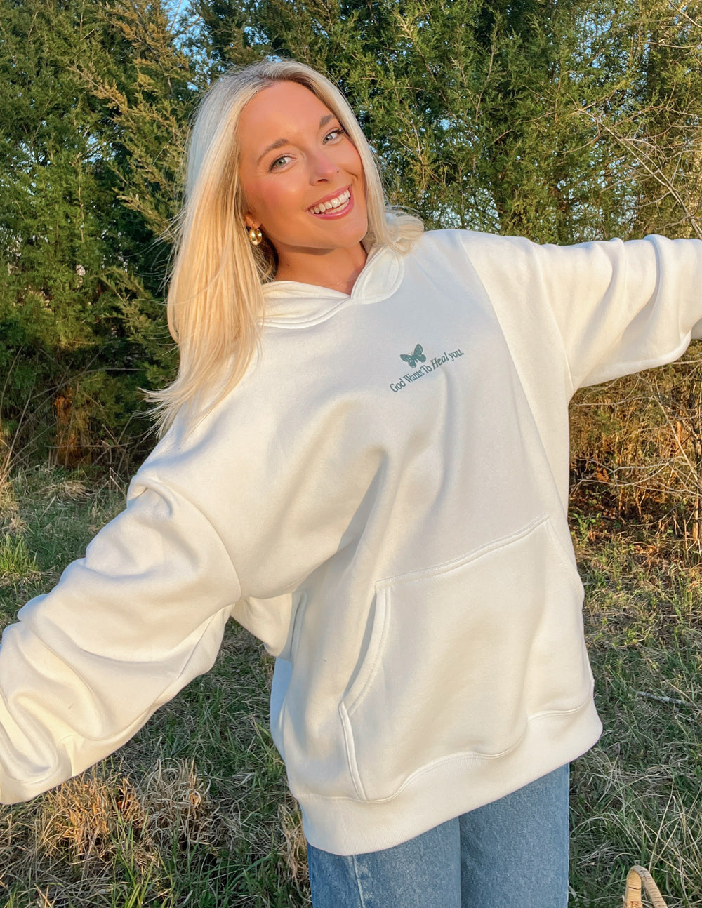 God Heals Unisex Hoodie