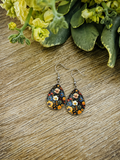 Beautiful Floral Drop Earrings