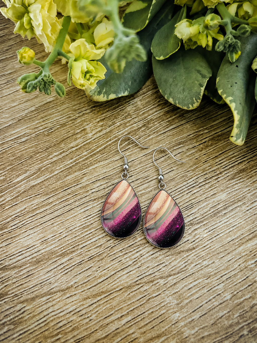 Beautiful Colorful Drop Earrings