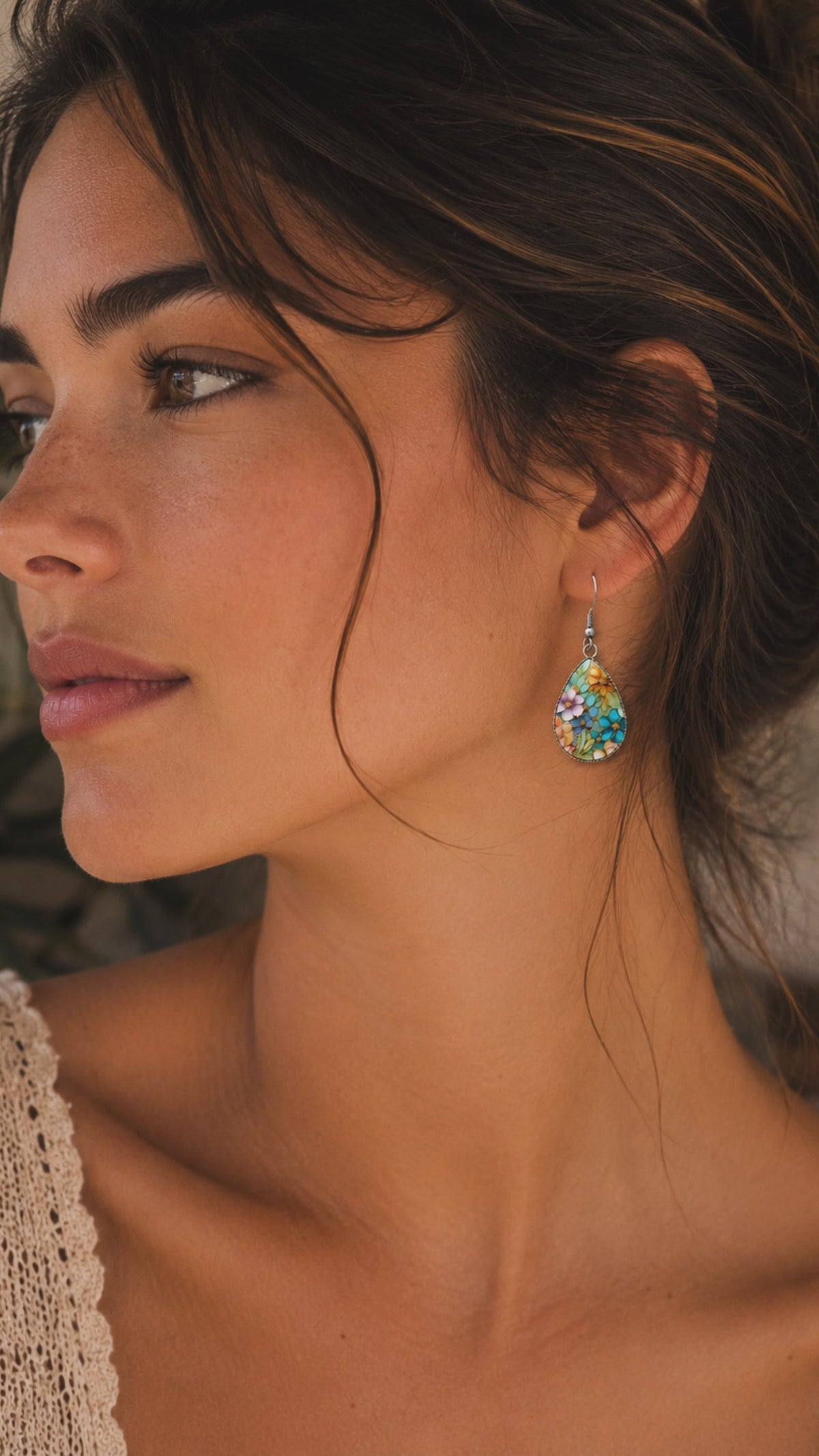 Beautiful Colorful Drop Earrings