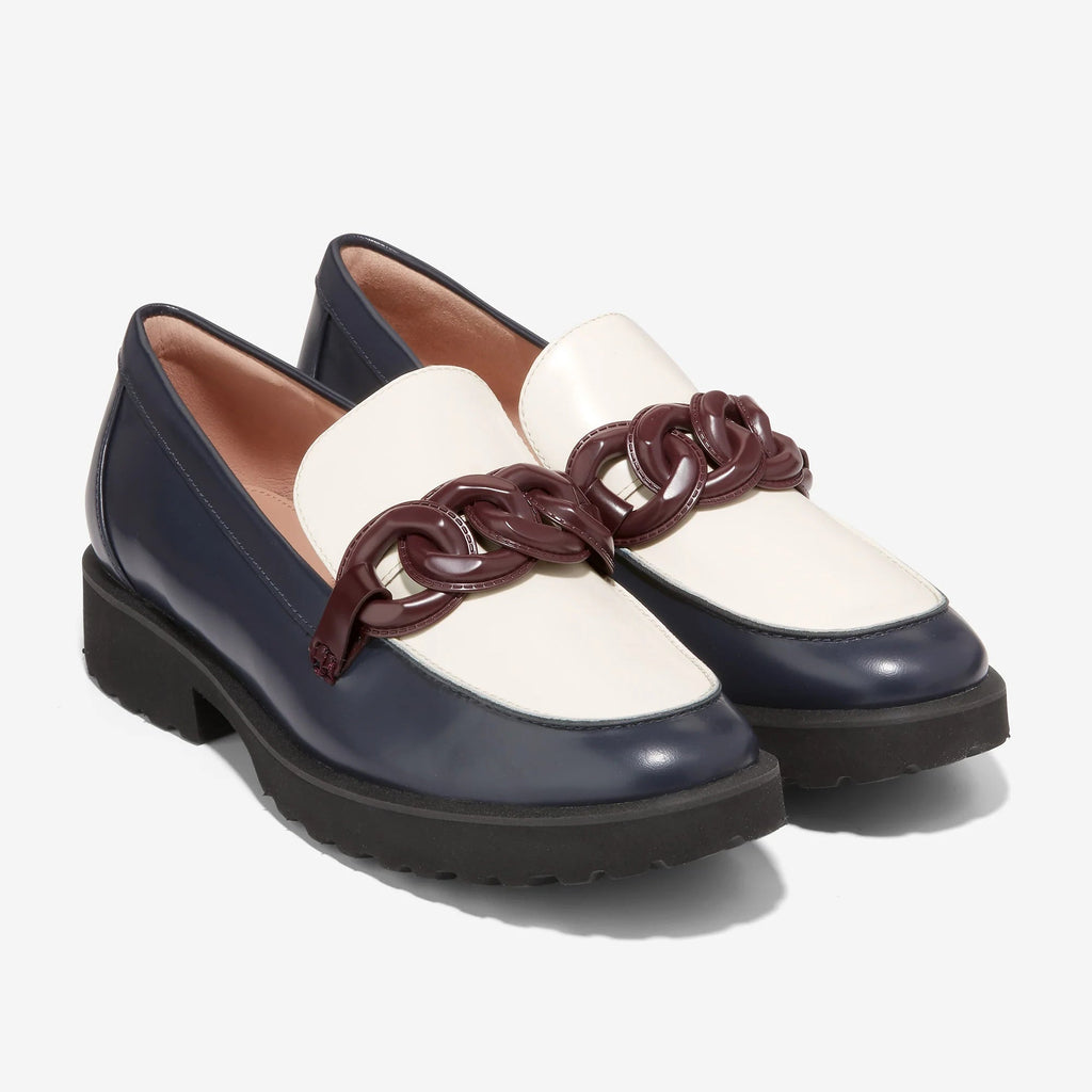[W27249] WOMENS COLE HAAN GENEVA CHAIN LOAFER