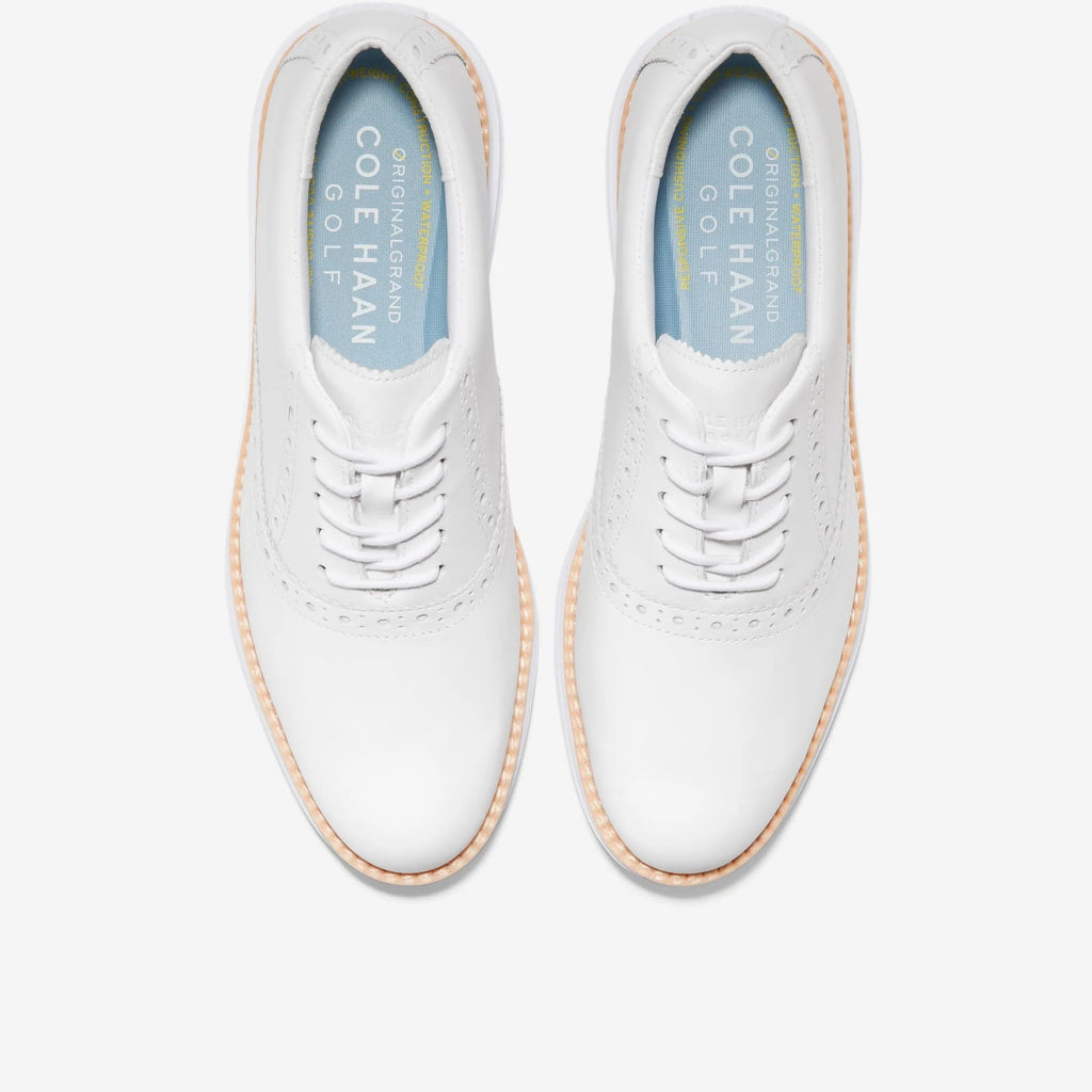 [W27601] WOMENS COLE HAAN ØRIGINALGRAND SHORTWING OXFORD WATERPROOF GOLF SHOE