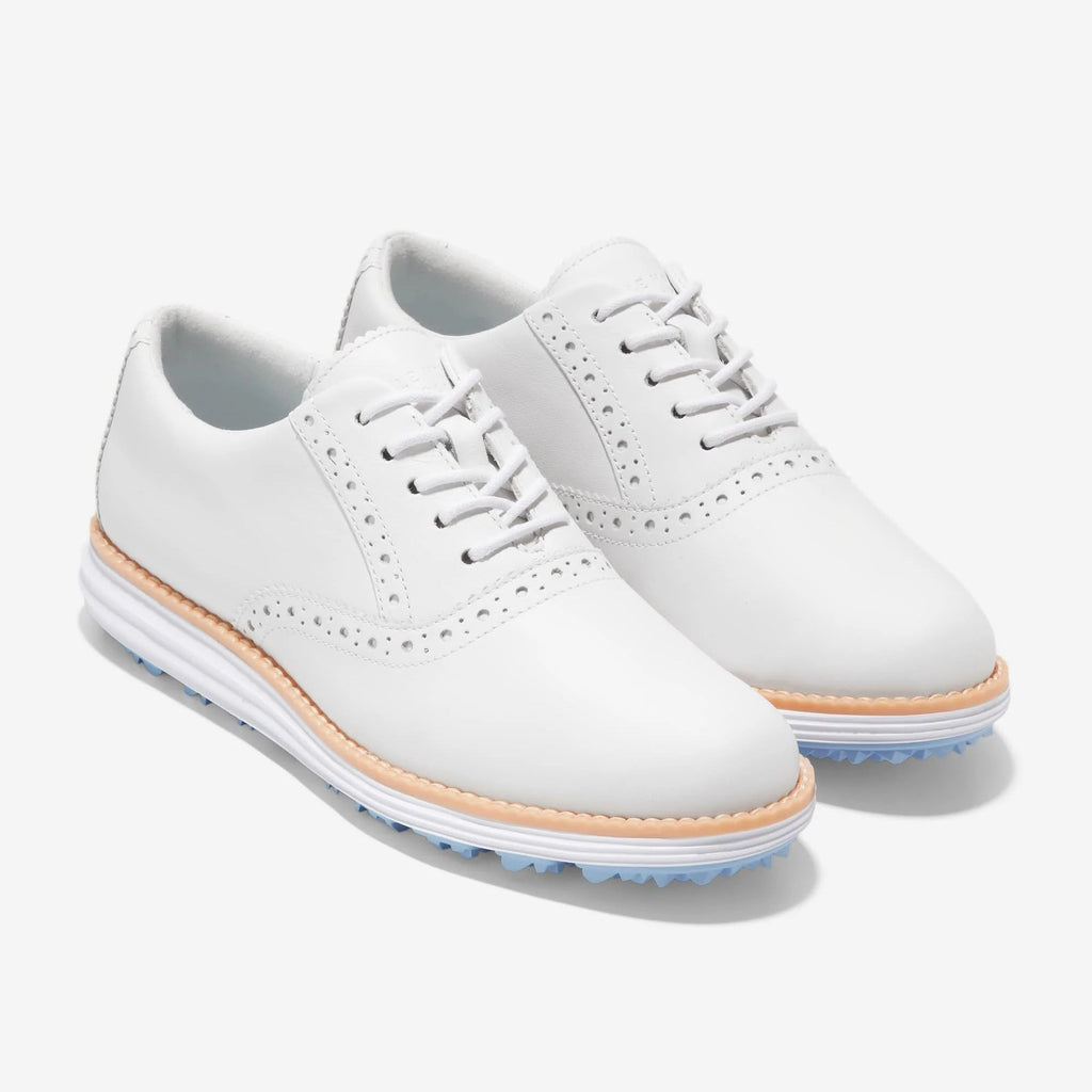 [W27601] WOMENS COLE HAAN ØRIGINALGRAND SHORTWING OXFORD WATERPROOF GOLF SHOE