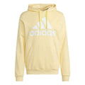 adidas Men’s Essentials Big Logo Fleece Hoodie - Yellow